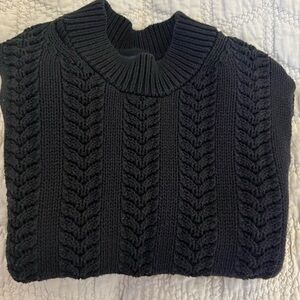 GAP Charcoal Knit Cardigan